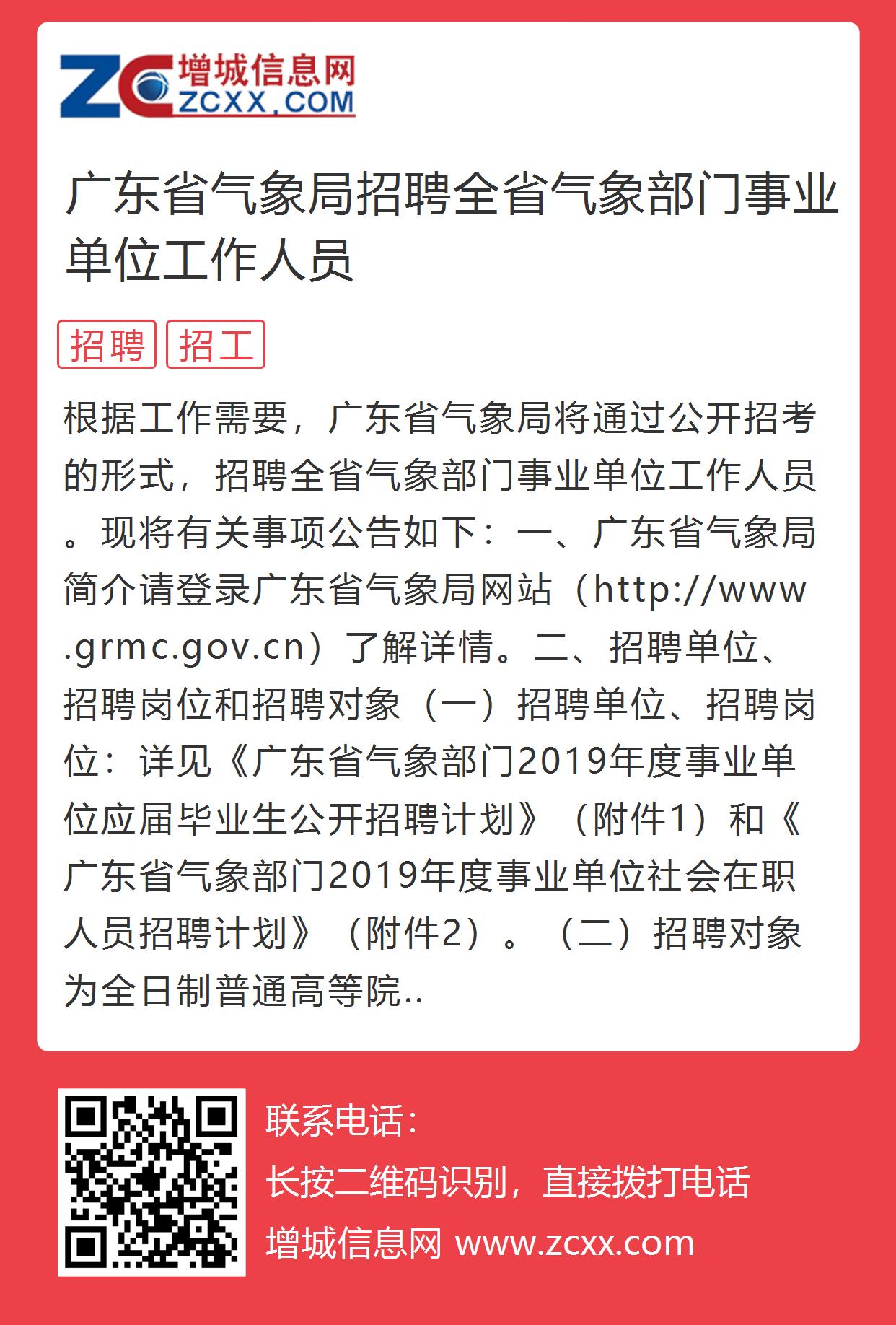 汕尾市气象局最新招聘启事